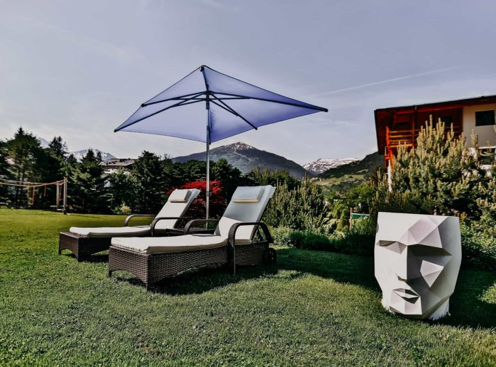 Liegen im Garten Hotel Sendlhofer's Bad Hofgastein