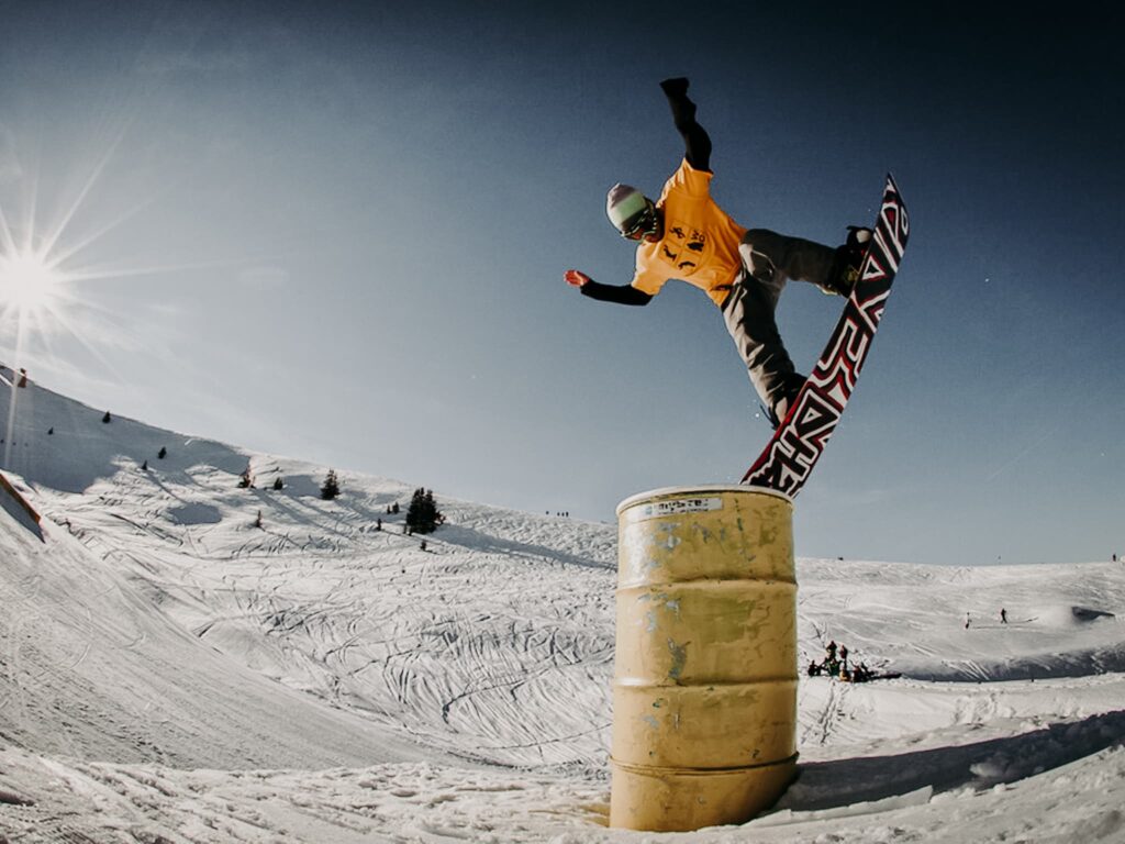 Snowboarden im Gasteinertal