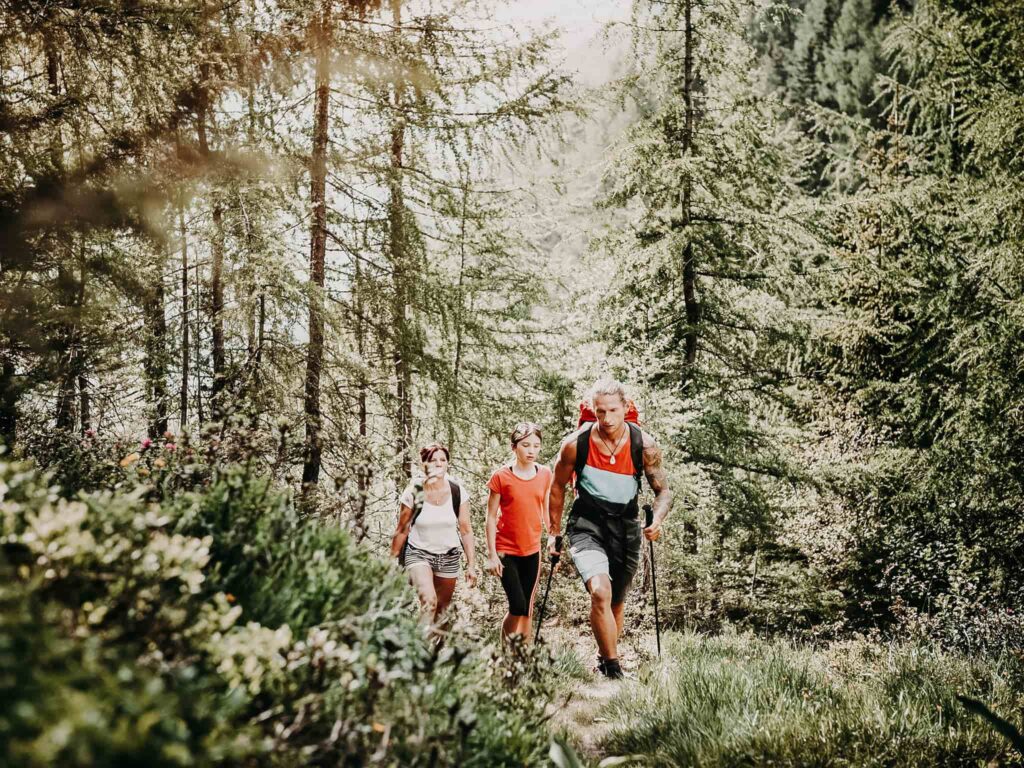 Familie Wandern im Gastein