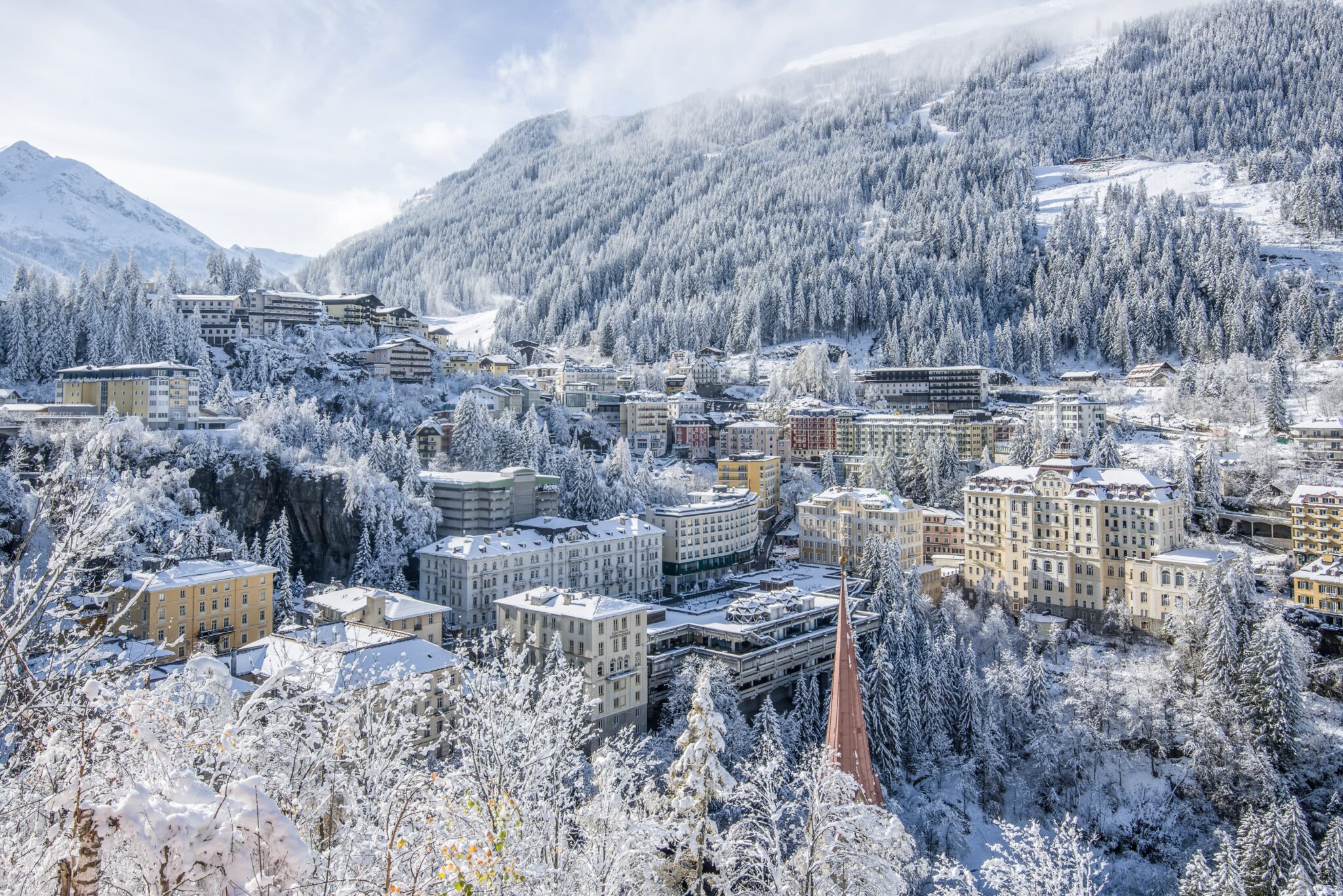 Wasserfall Bad Gastein im Winter