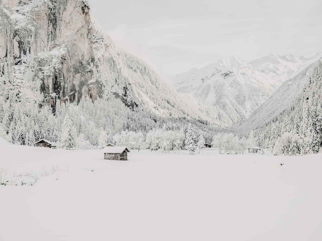 Winterlandschaft im Gasteinertal - Koetschachtal