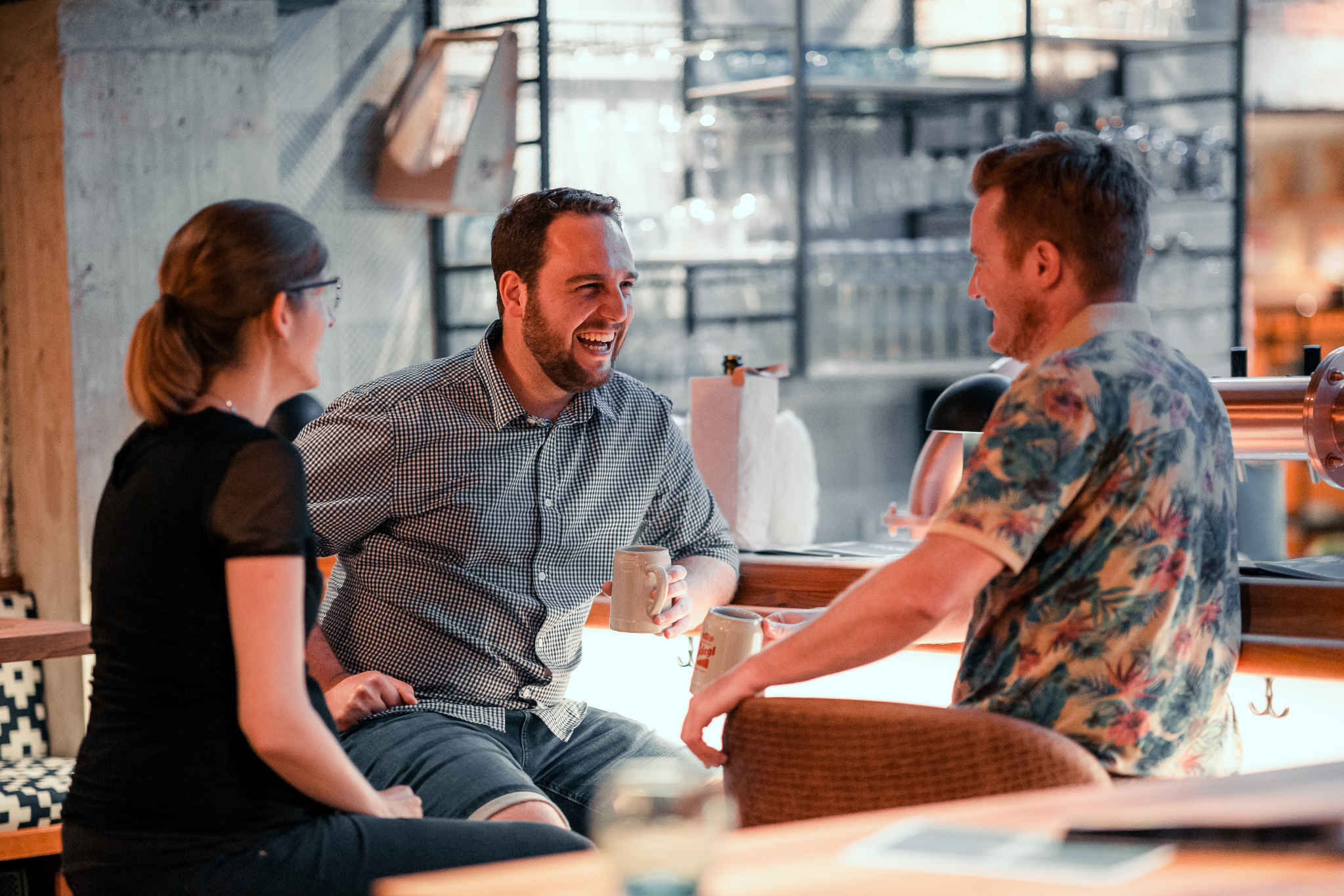 Sendlhofer's Bad Hofgastein Bar mit Gästen