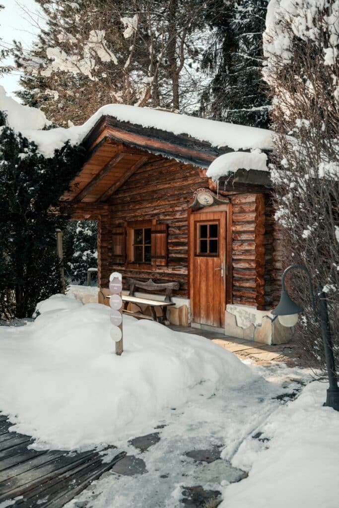 Hotel SEndlhofers Bad Hofgastein sauna outdoor winter