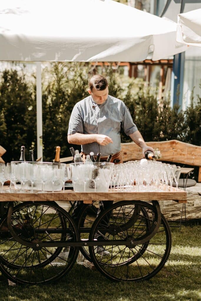 Hotel Sendlhofer's Bad Hofgastein Hochzeitslocation in den Bergen Barkeeper