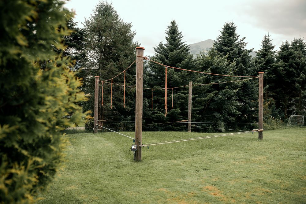 Slackline Parcours im Familienhotel Sendlhofer's in Bad Hofgastein