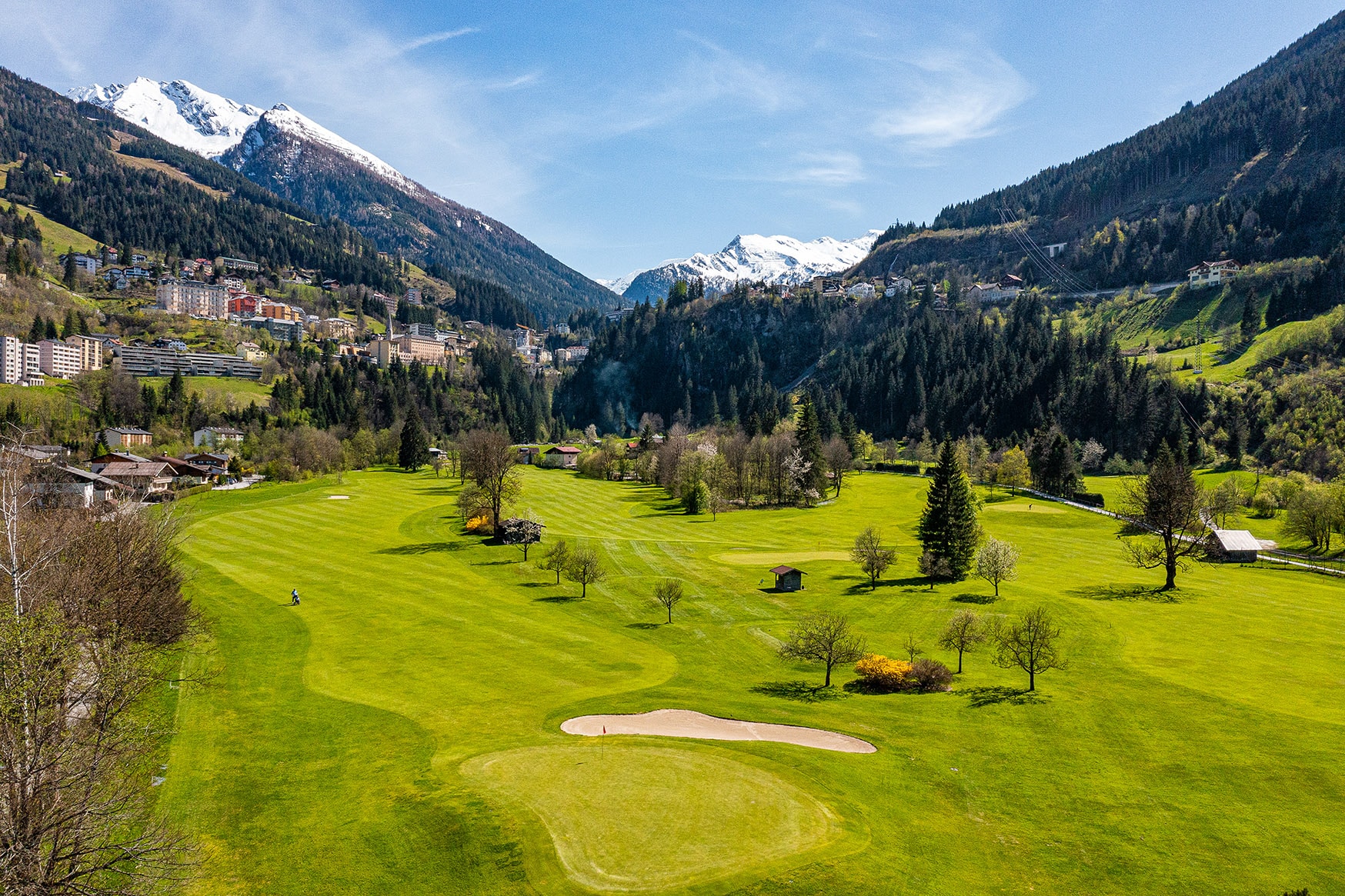 Aussicht auf Golfplatz