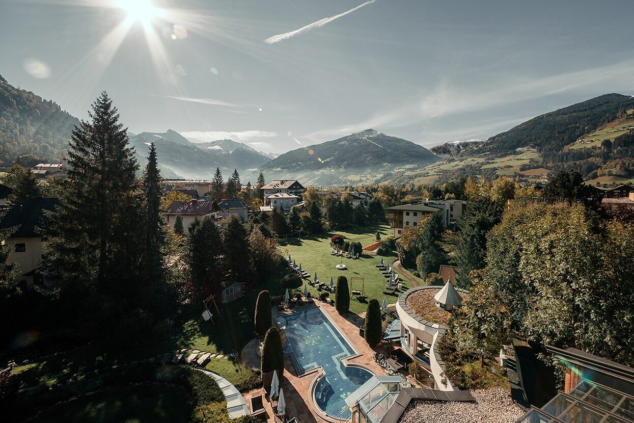 Gartenblick Sendlhofers Bad Hofgastein