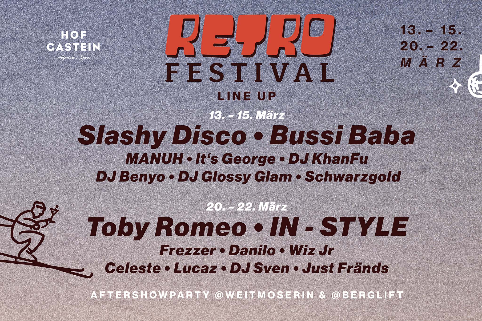 Retro Festival Bad Hofgastein Line-up